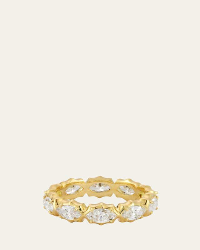 Large Maverick Diamond Band Ring